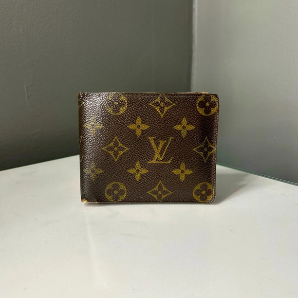 Louis Vuitton Monogram Double Flap Bifold Wallet SP0027 - Picture 1 of 14